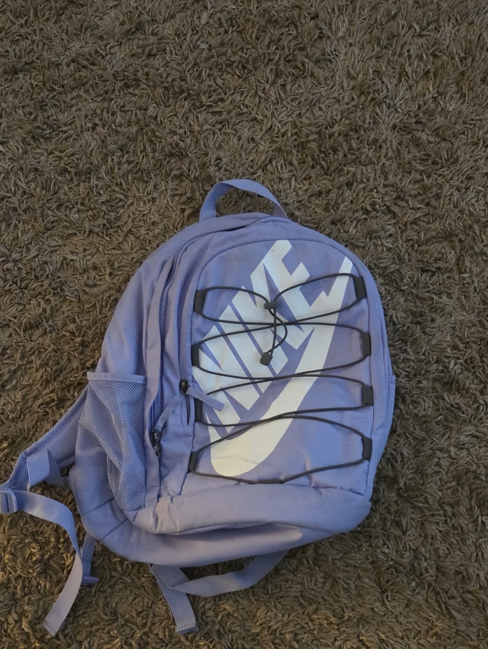 Nike Lavender Daypack with White Swoosh